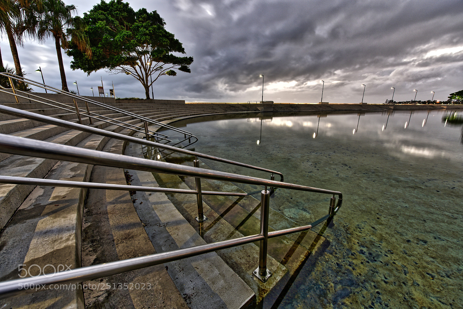 Nikon D810 sample photo. Wading pool sunrise photography