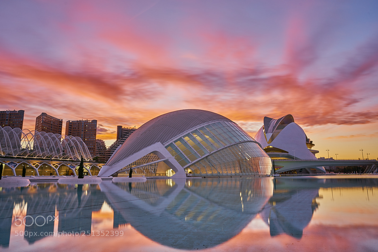 Sony a7R II sample photo. Valencia arts & science park photography