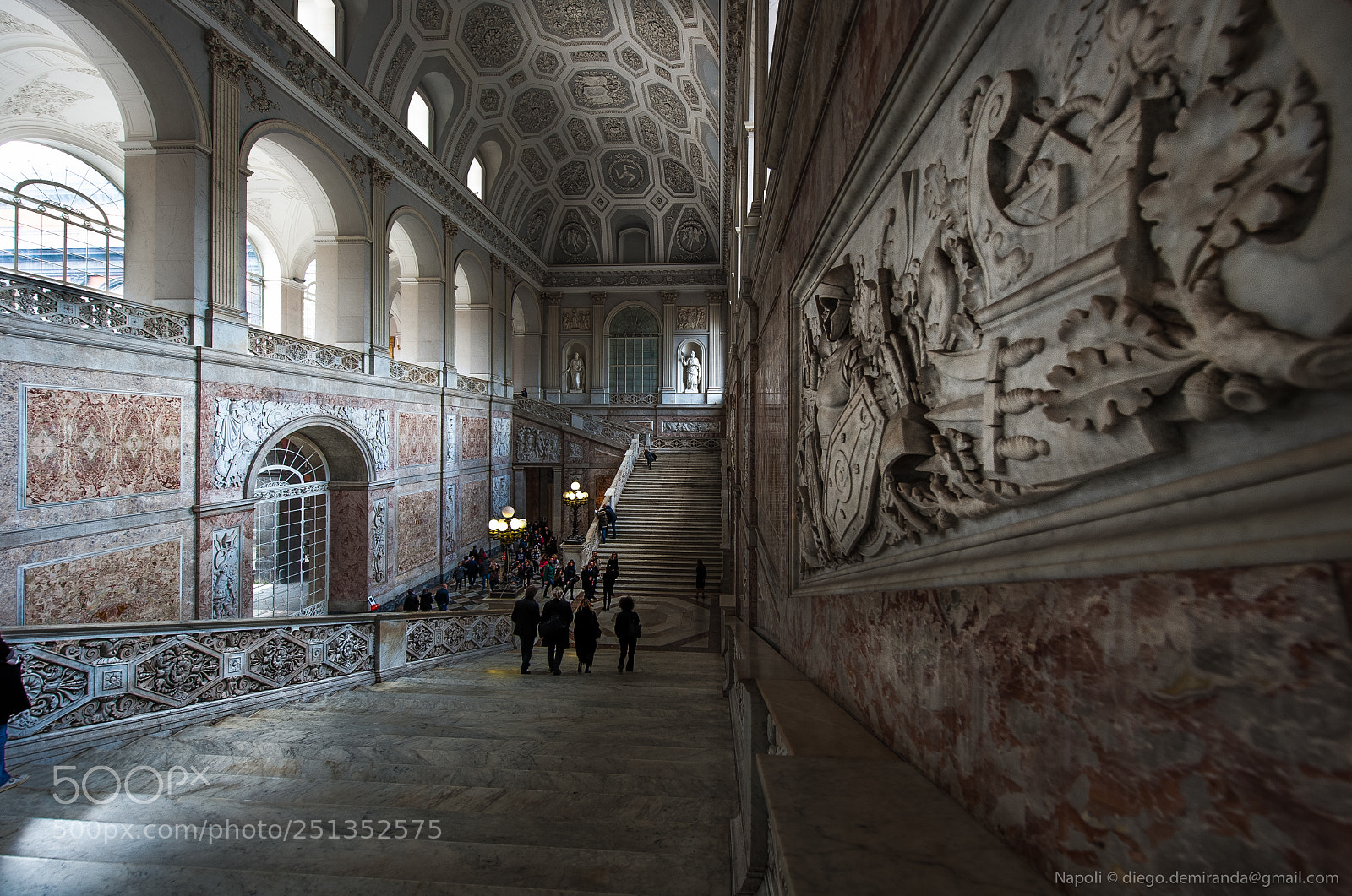 Nikon D700 sample photo. Interno di palazzo reale photography
