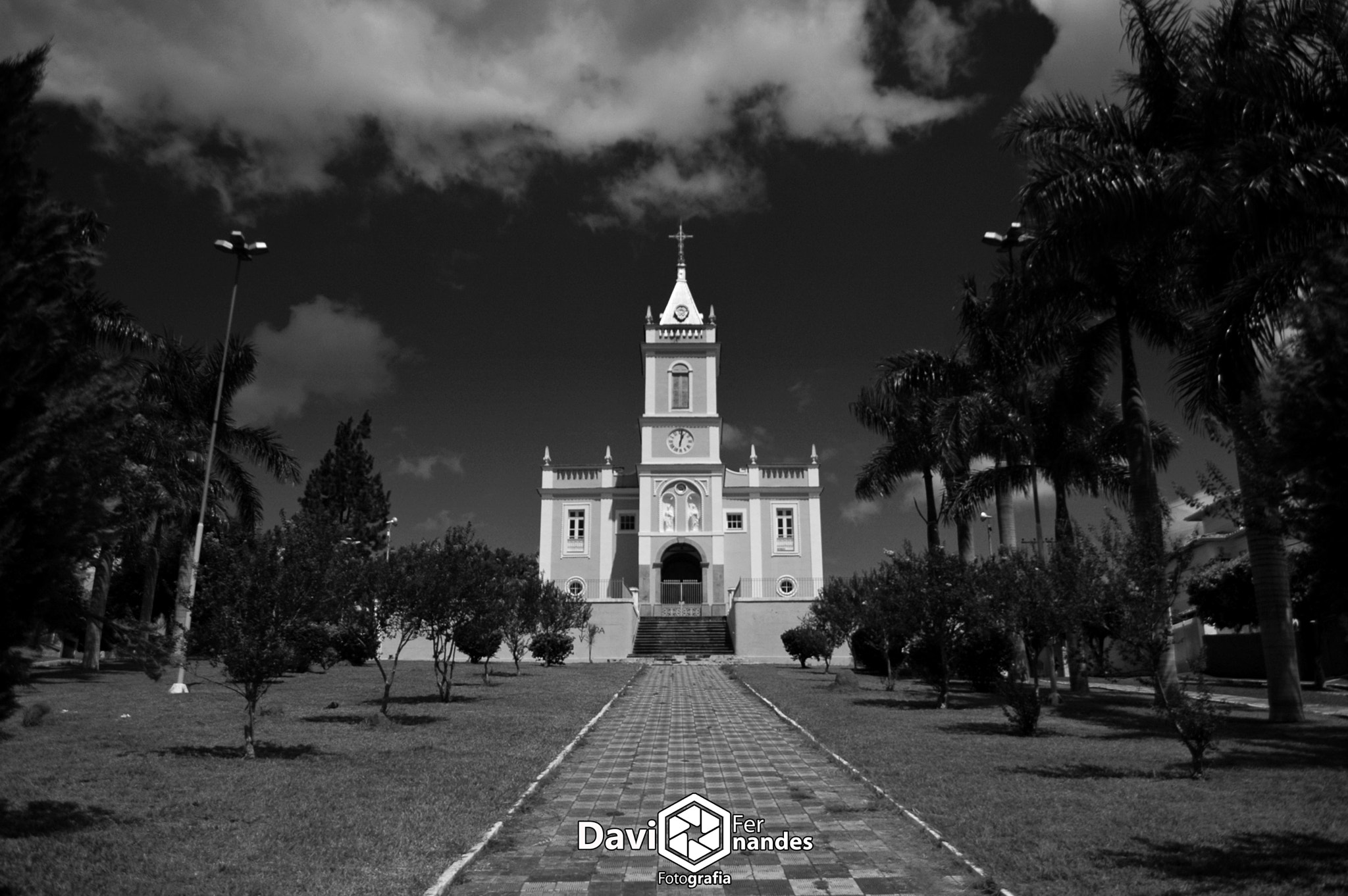 Nikon D70s sample photo. Igreja matriz sjn/ p&b(b&w) photography