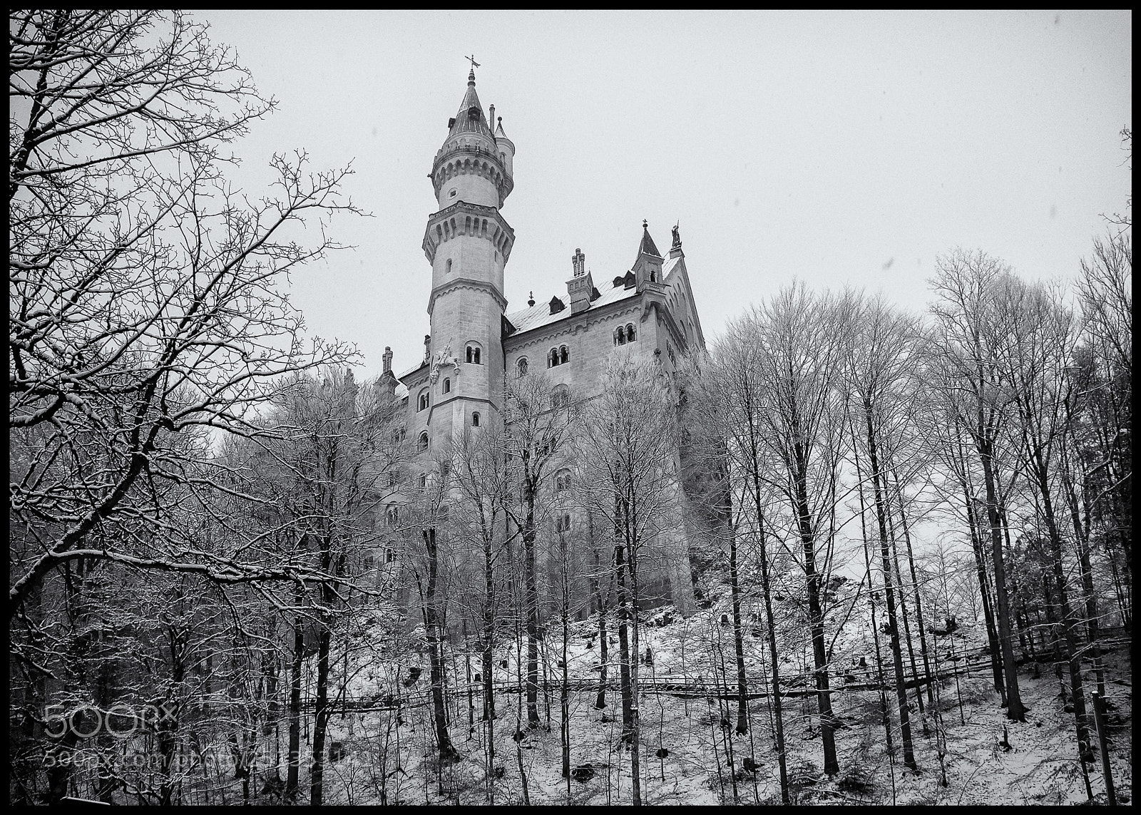 Nikon D7000 sample photo. Neuschwanstein bygone photography