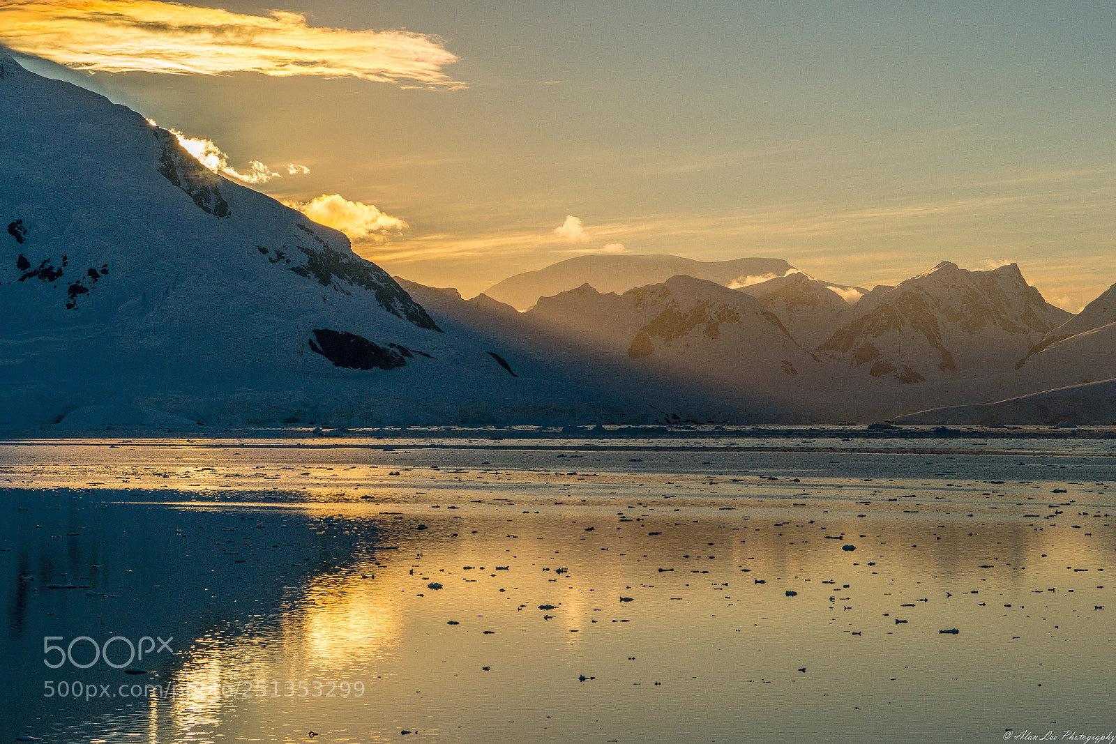 Sony a6500 sample photo. Sunset over the antarctic photography