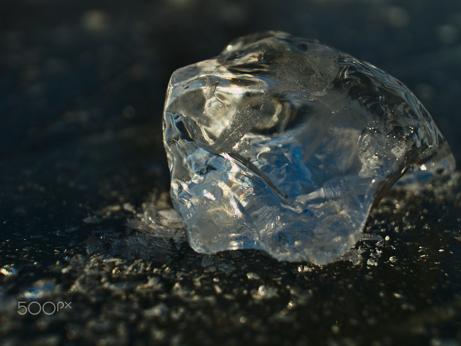 Panasonic Lumix DMC-GF7 sample photo. Piece of ice photography