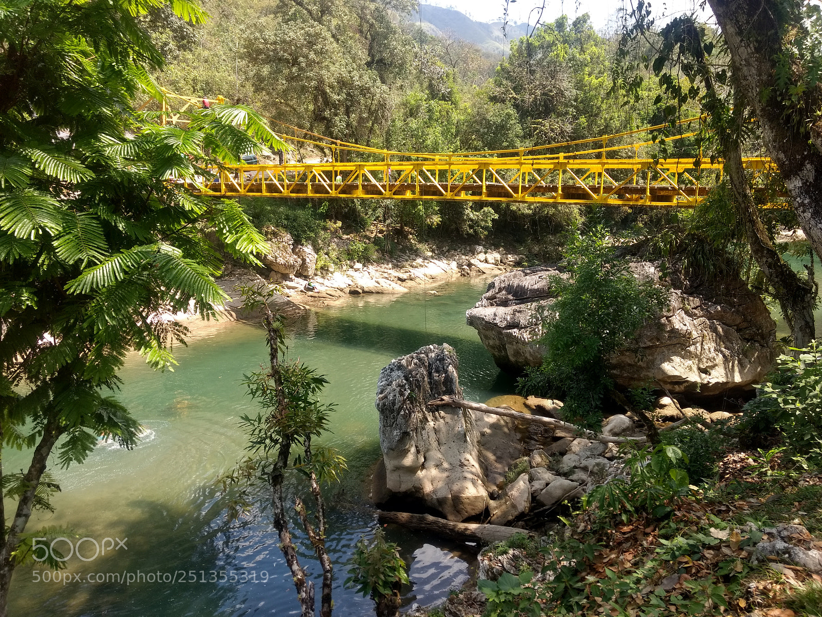 Motorola Moto Z Play sample photo. Yellow bridge photography