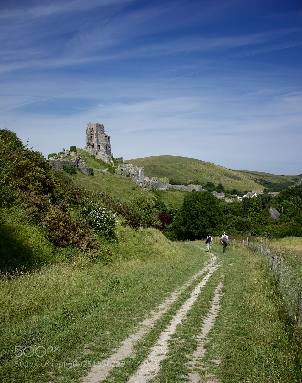Sony a7R sample photo. Walk to corfe castle photography