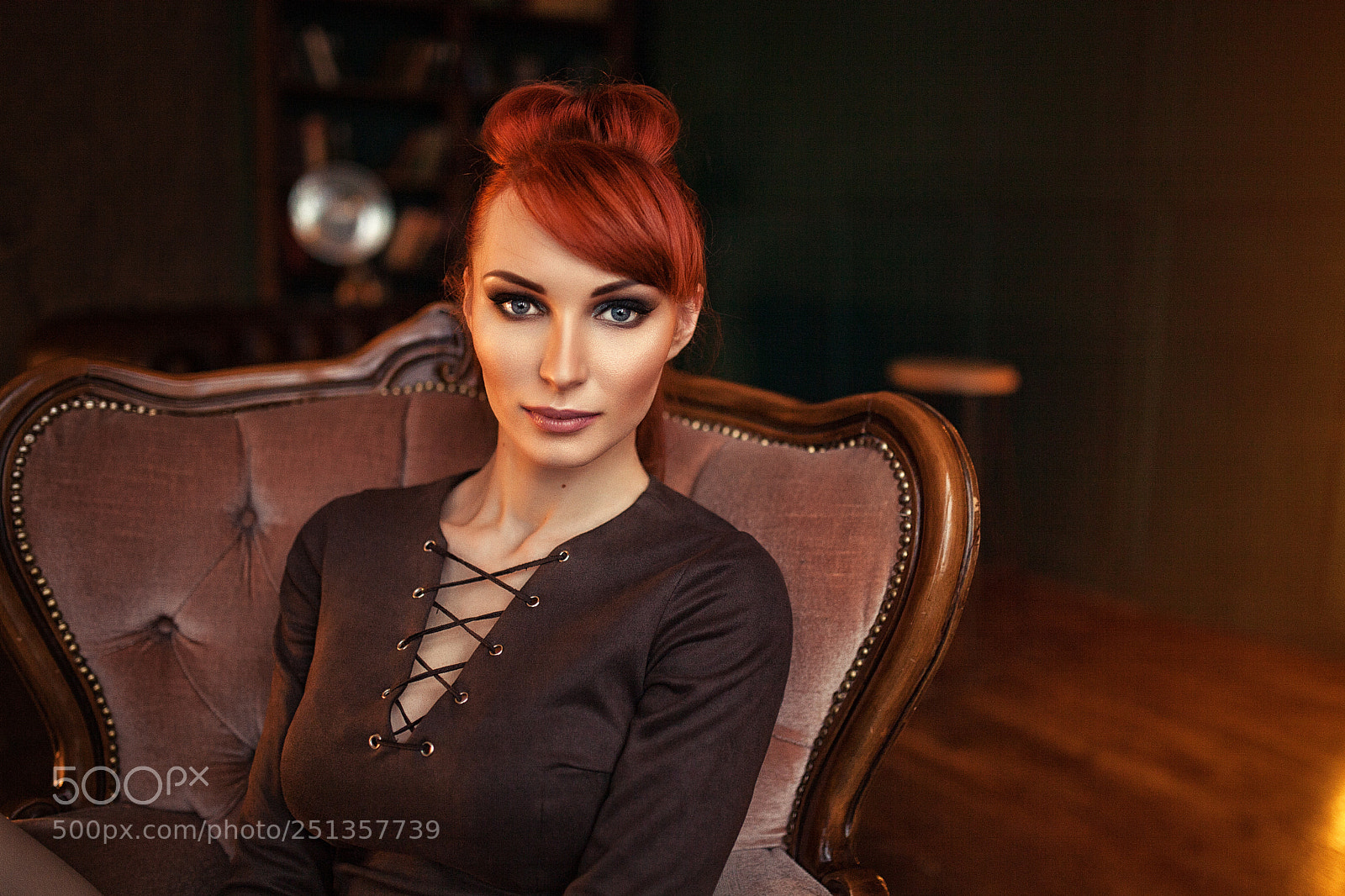 Canon EOS 5D Mark II sample photo. Redhead photography