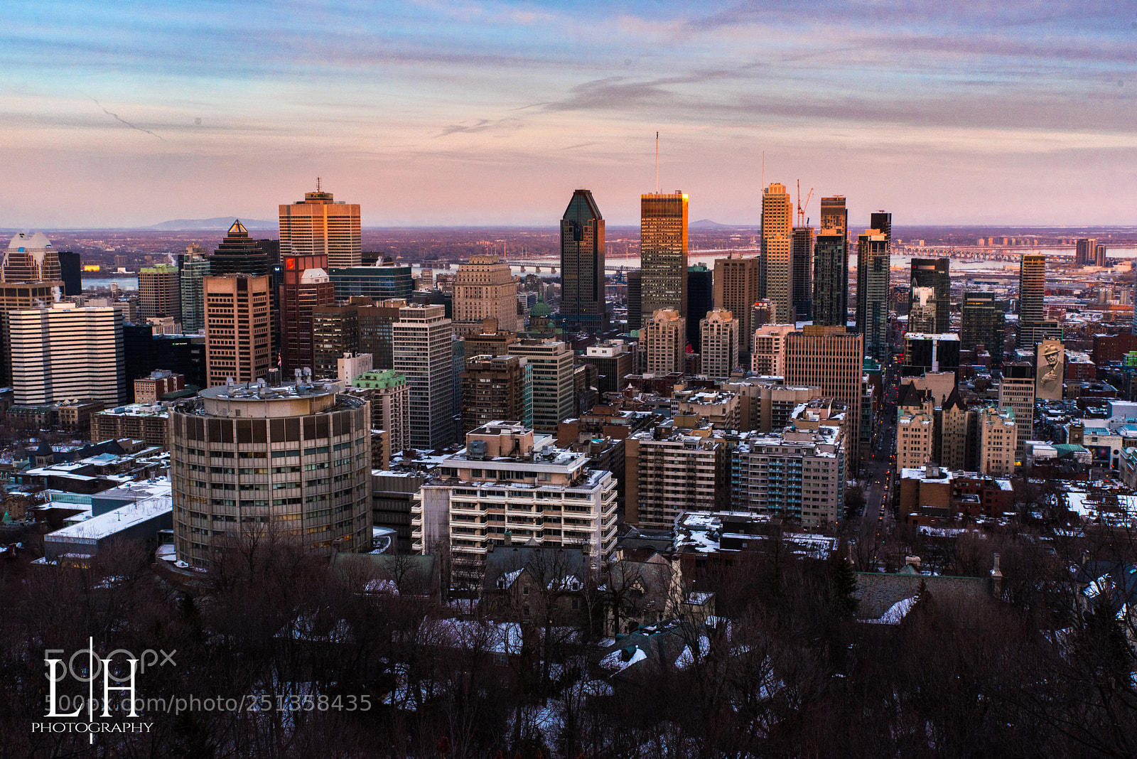 Nikon D750 sample photo. Montreal sunset photography