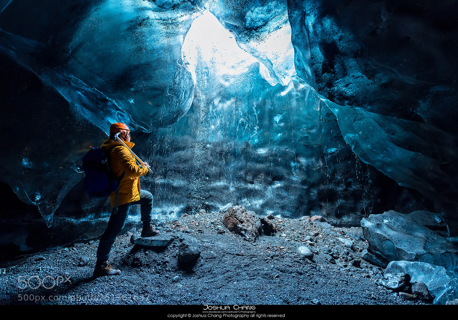 Nikon D850 sample photo. Ice cave photography