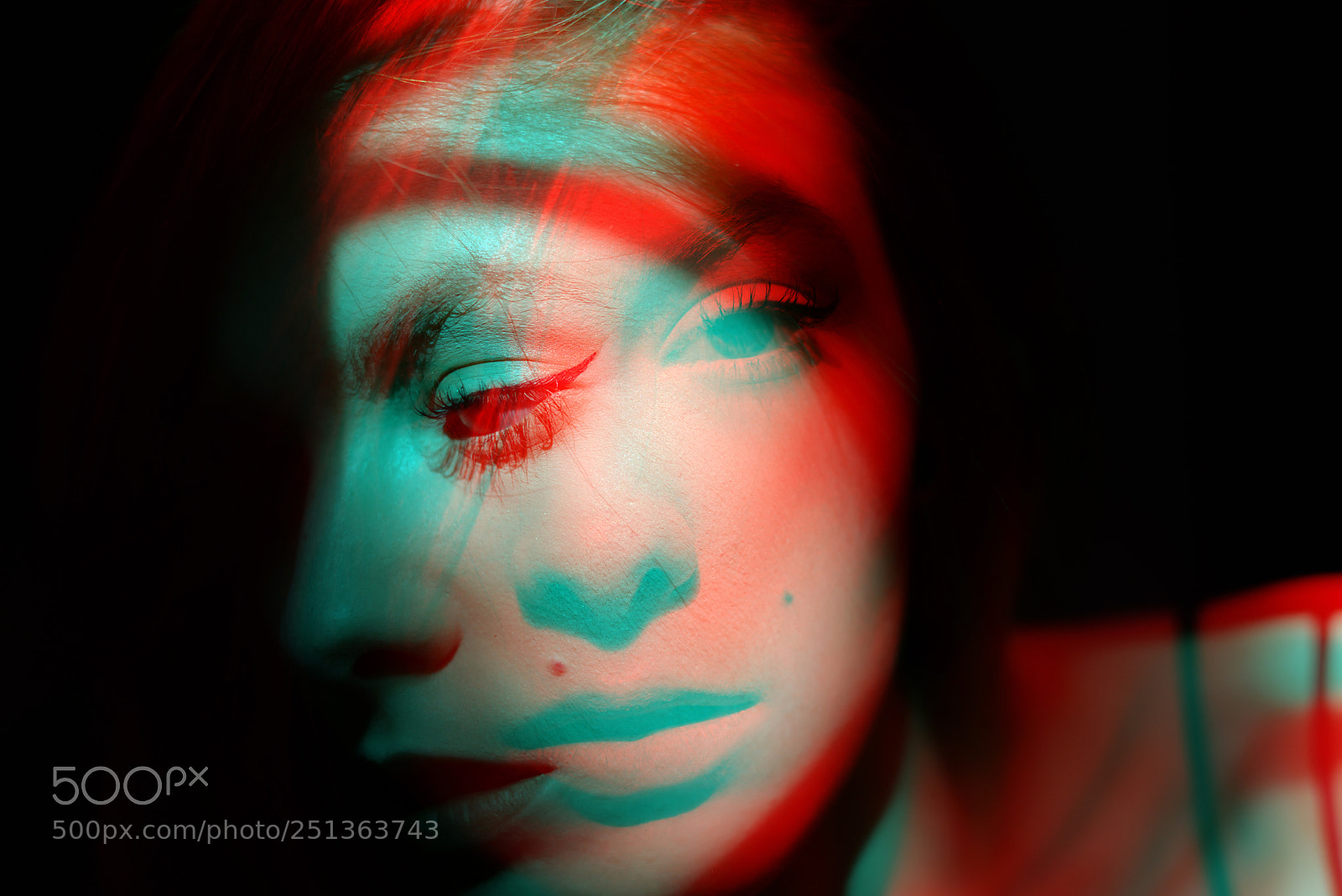 Nikon D610 sample photo. Double color exposure. photography