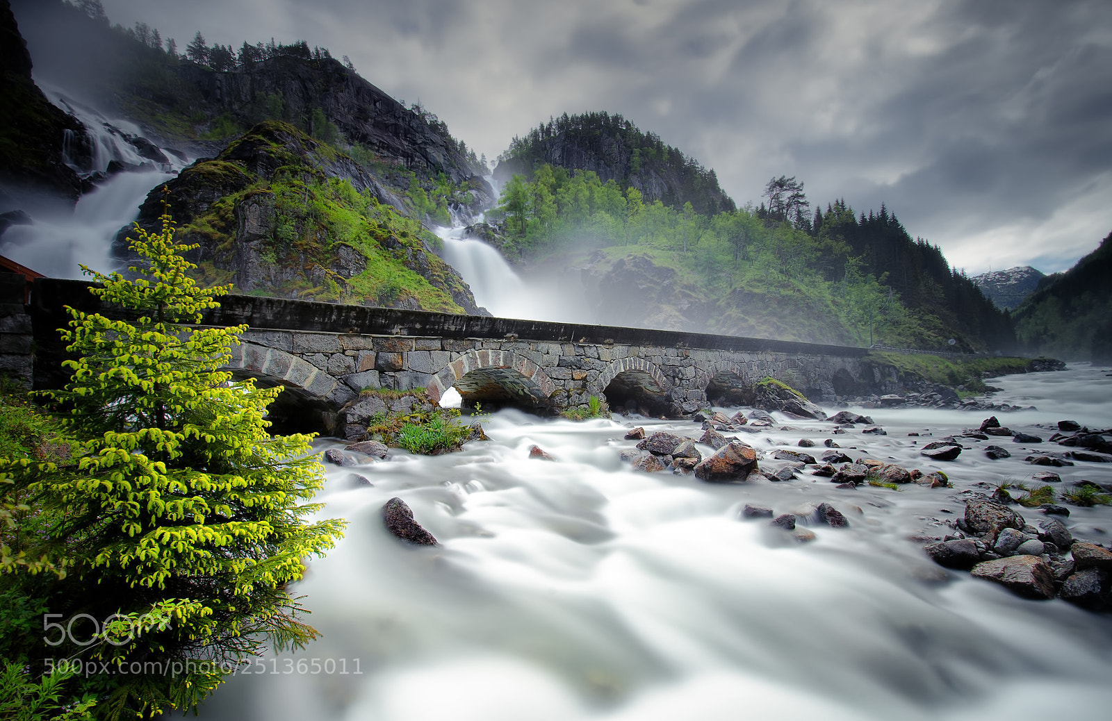 Nikon D7000 sample photo. Latefossen waterfall, norway photography