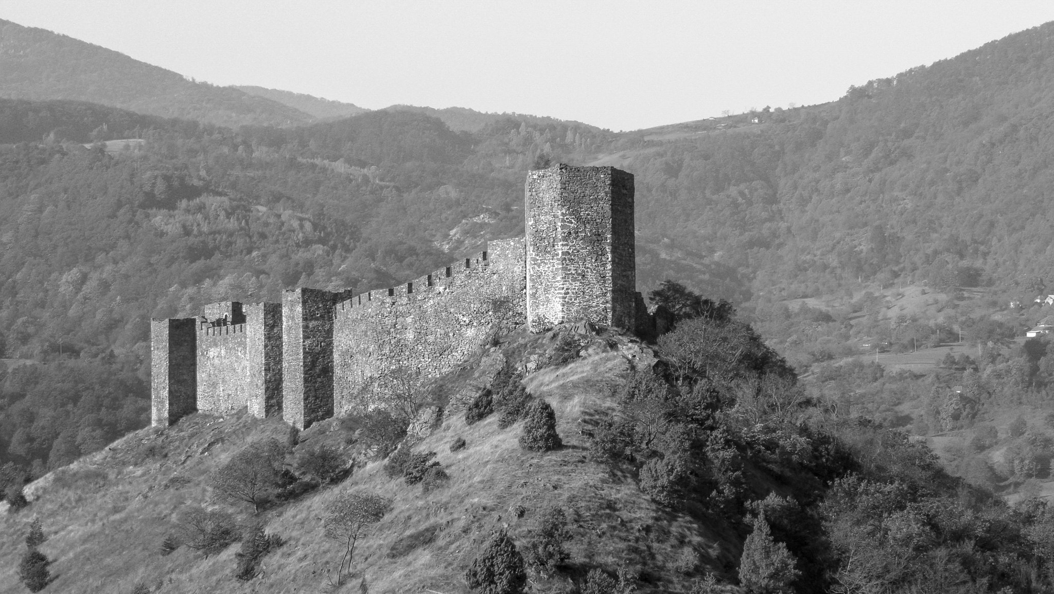 Olympus SP800UZ sample photo. Maglic middle age fortress i central serbia photography