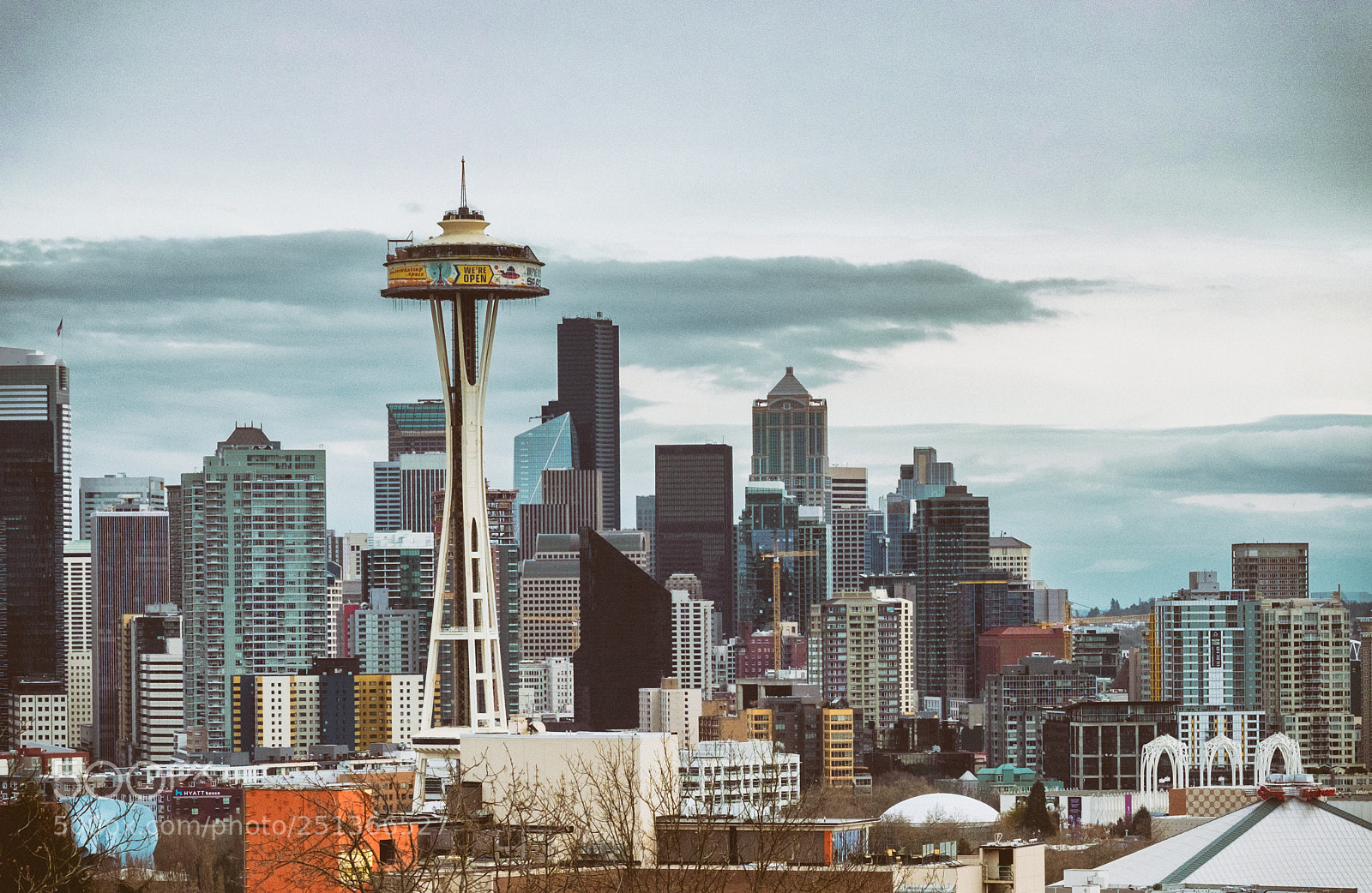 Fujifilm X-T1 sample photo. Space needle photography