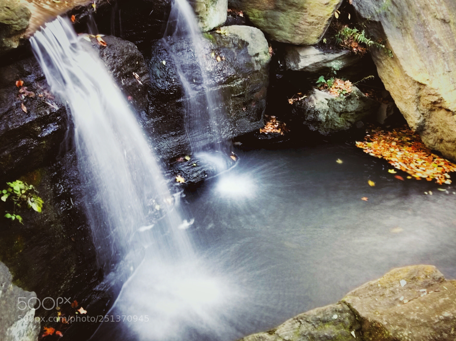 Apple iPhone 7 Plus sample photo. A waterfall in central photography