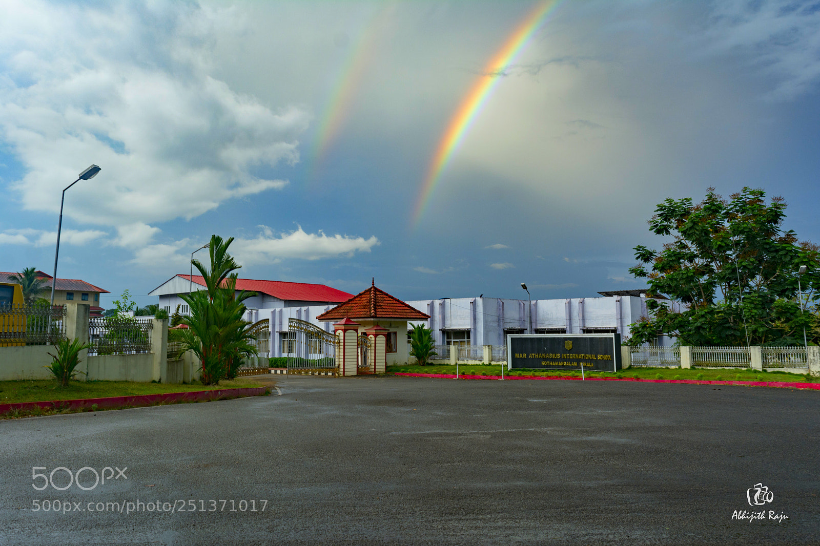 Nikon D5200 sample photo. Secondary rainbow photography