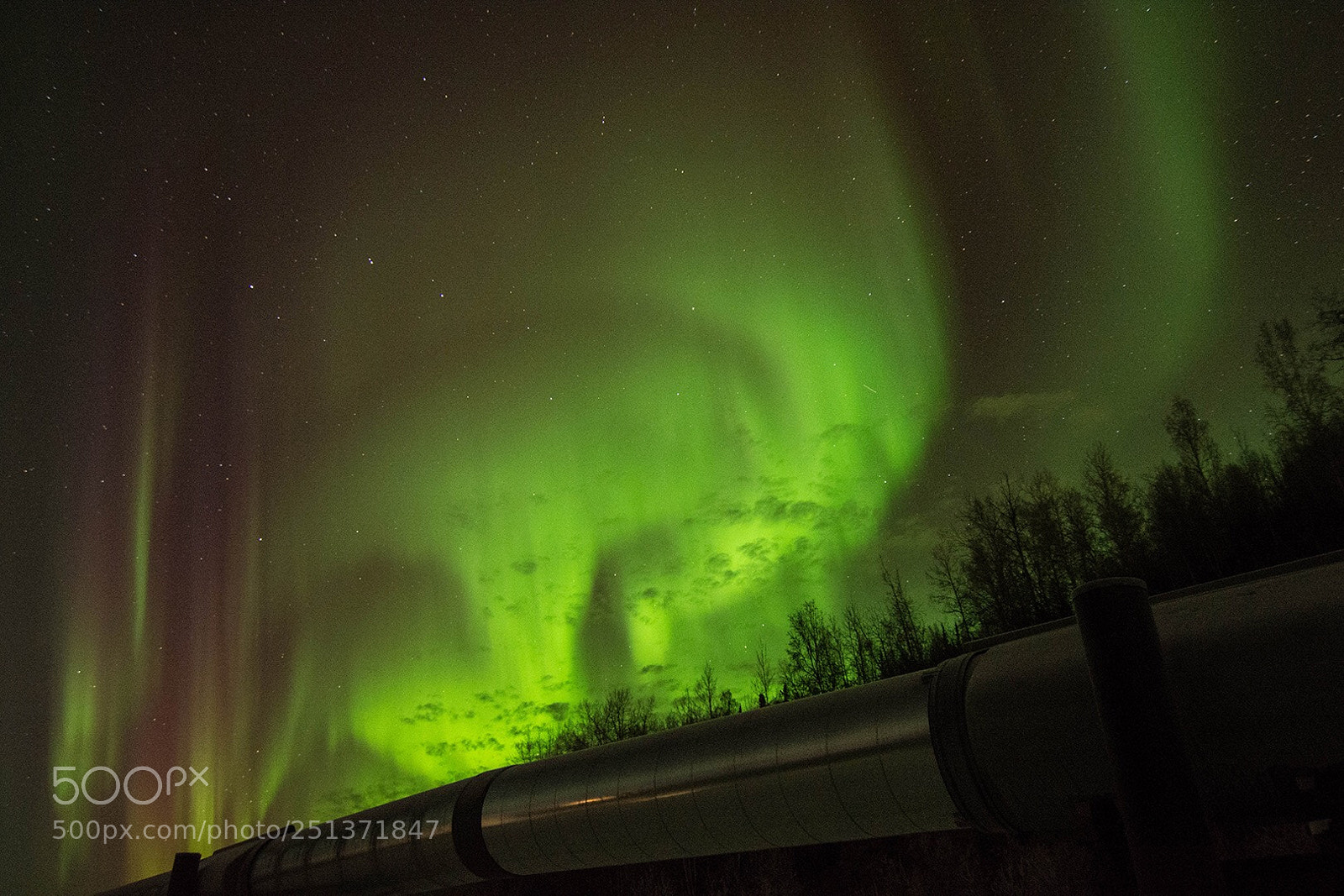 Nikon D7100 sample photo. Aurora over the pipe photography