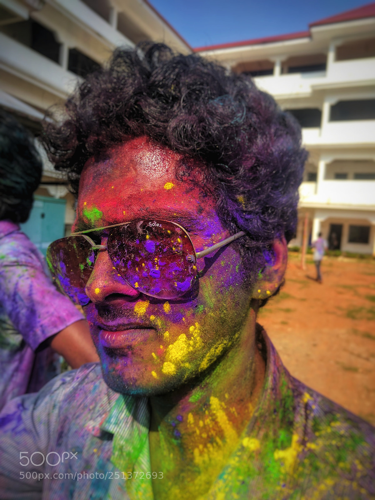 Google Nexus 6P sample photo. Holi photography