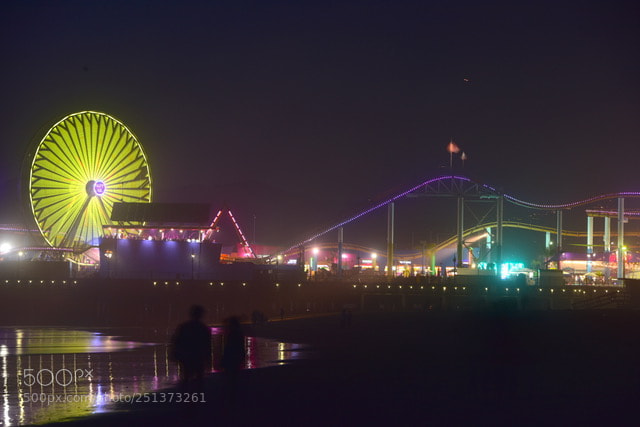 Nikon D810 sample photo. Santa monica pier photography
