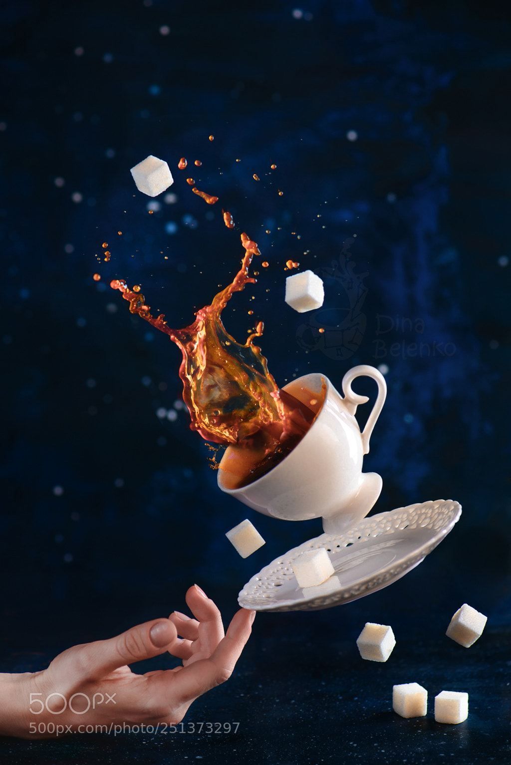 Nikon D800 sample photo. Stage magician coffee photography