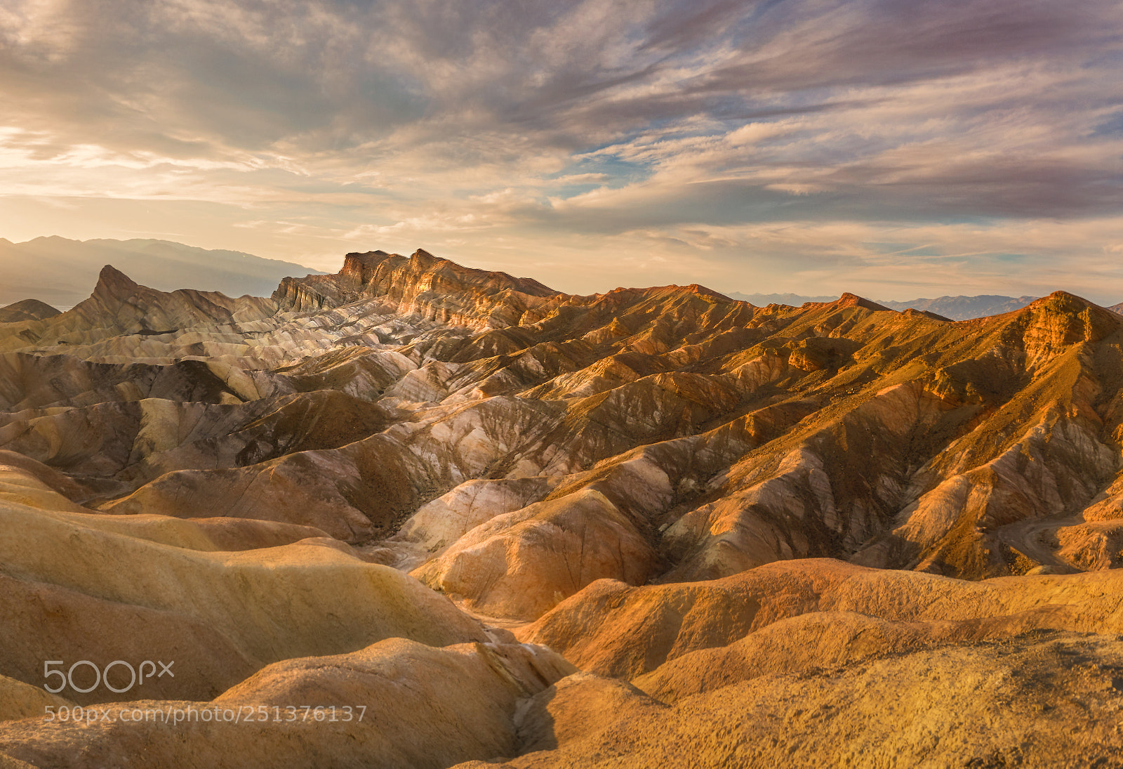 Sony a7R II sample photo. Zabriskie point, death valley photography