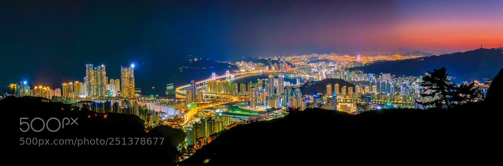 Fujifilm X-T10 sample photo. Panorama view of busan photography