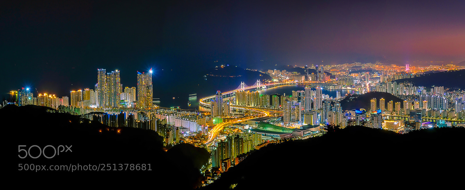 Fujifilm X-T10 sample photo. Panorama view of busan photography
