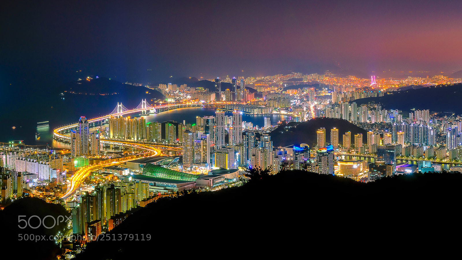 Fujifilm X-T10 sample photo. Panorama view of busan photography