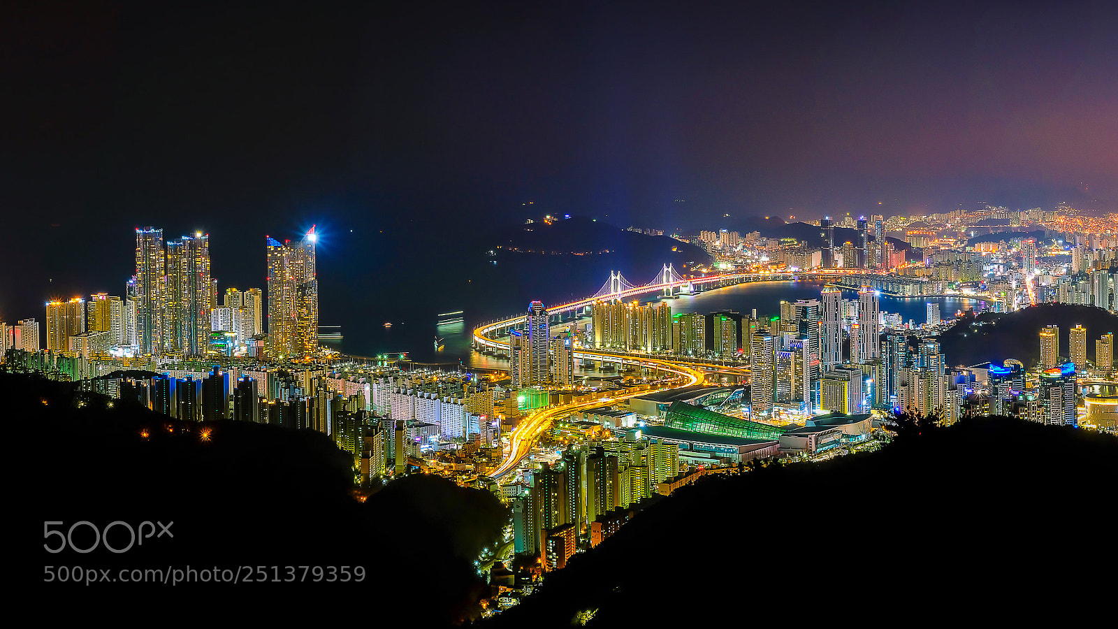 Fujifilm X-T10 sample photo. Panorama view of busan photography