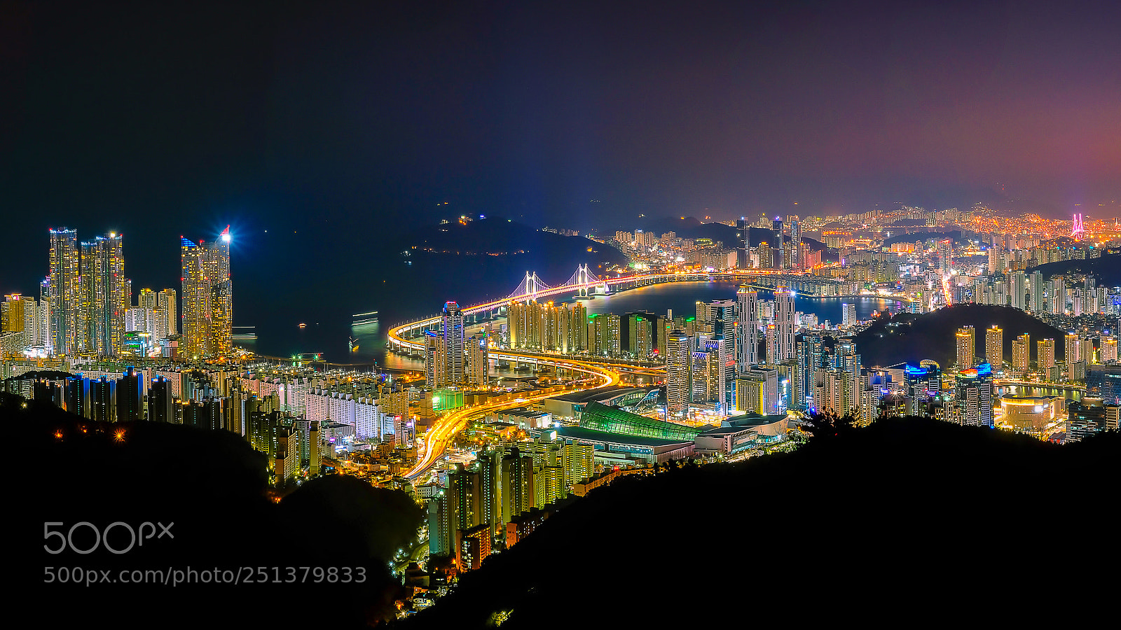 Fujifilm X-T10 sample photo. Panorama view of busan photography
