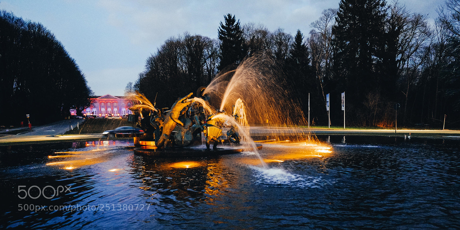 Fujifilm X-T1 sample photo. Fontaine mise en lumi photography