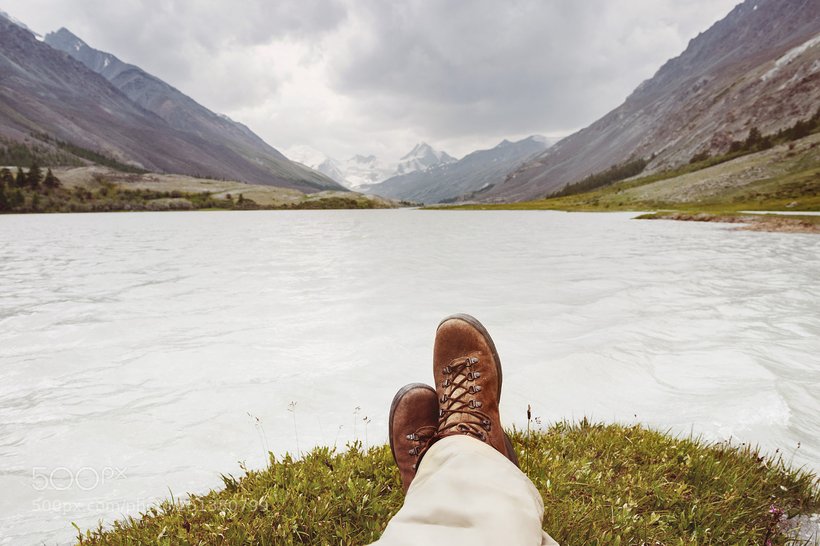 Nikon D610 sample photo. Man legs lake rest photography