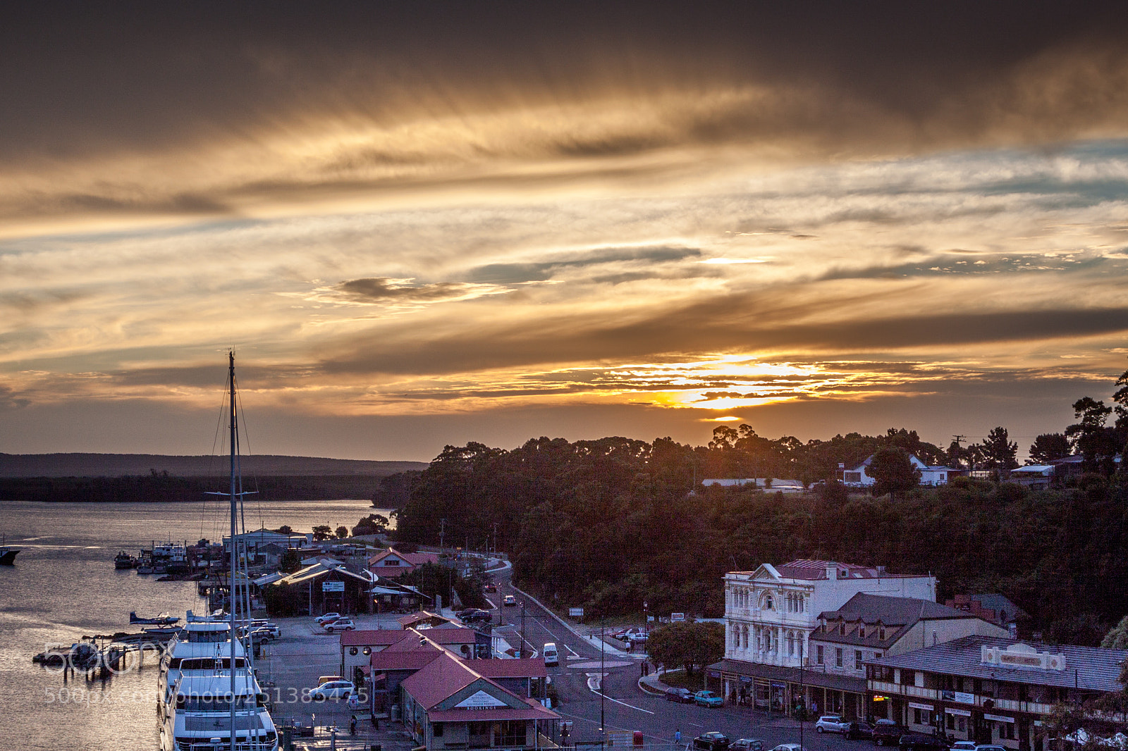 Canon EOS 50D sample photo. Sunset over strahan photography