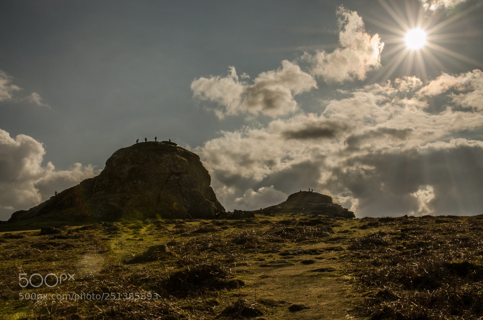 Nikon D5100 sample photo. Haytor silhouette photography