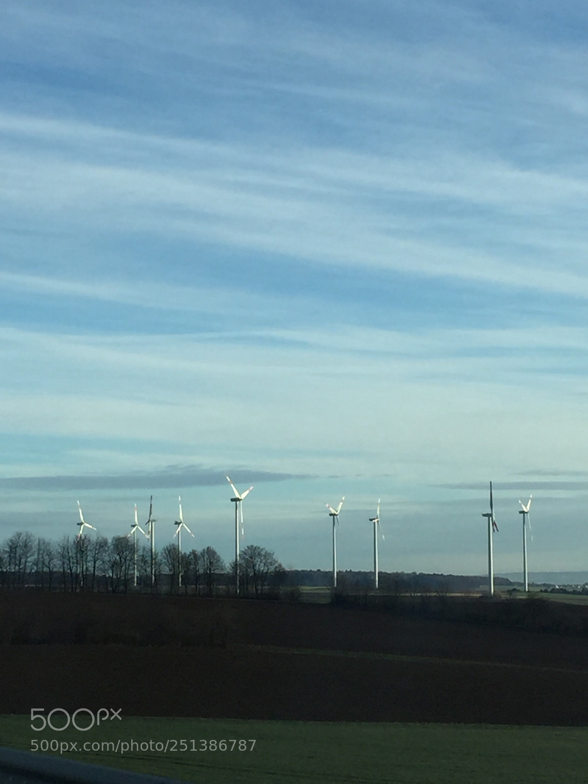 Apple iPhone 6 sample photo. Éoliennes  photography