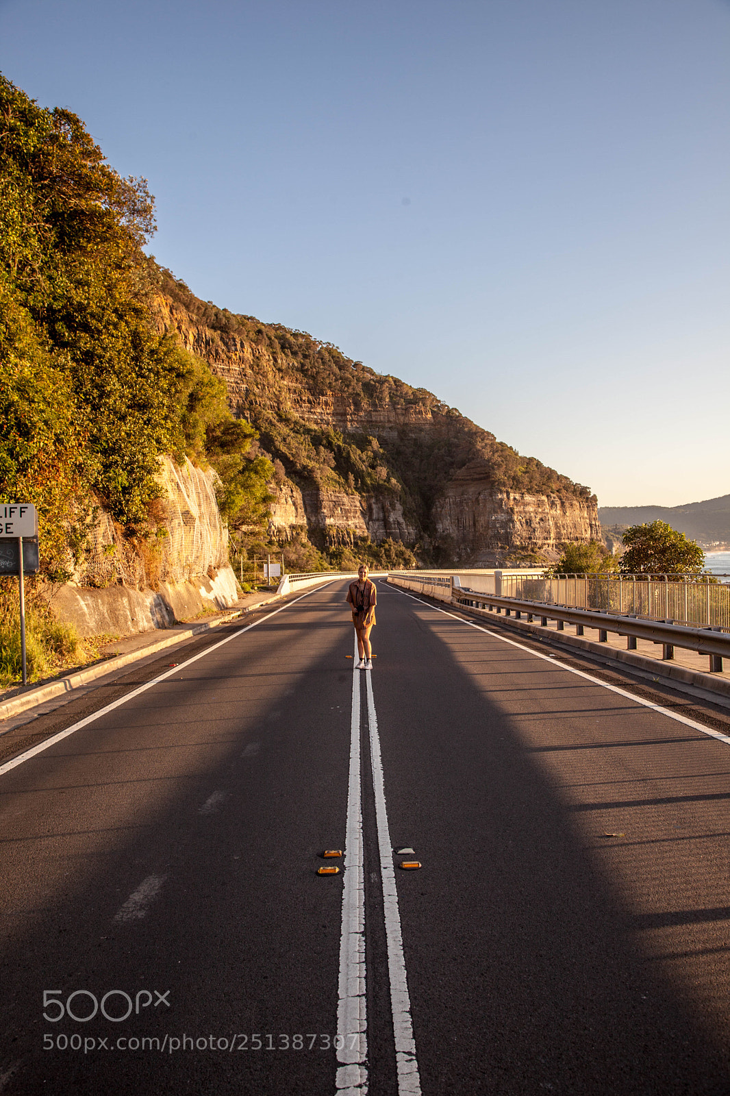 Canon EOS 5D Mark II sample photo. A lonely road photography