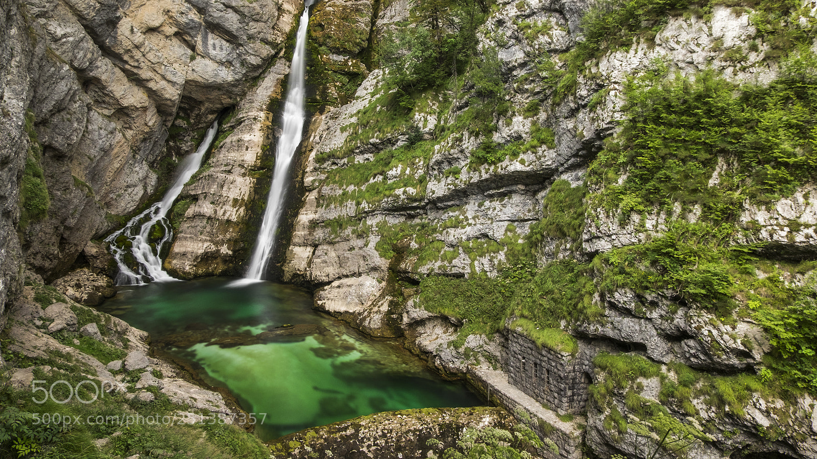Fujifilm X-T10 sample photo. Cascata slovenia 08/2018 photography