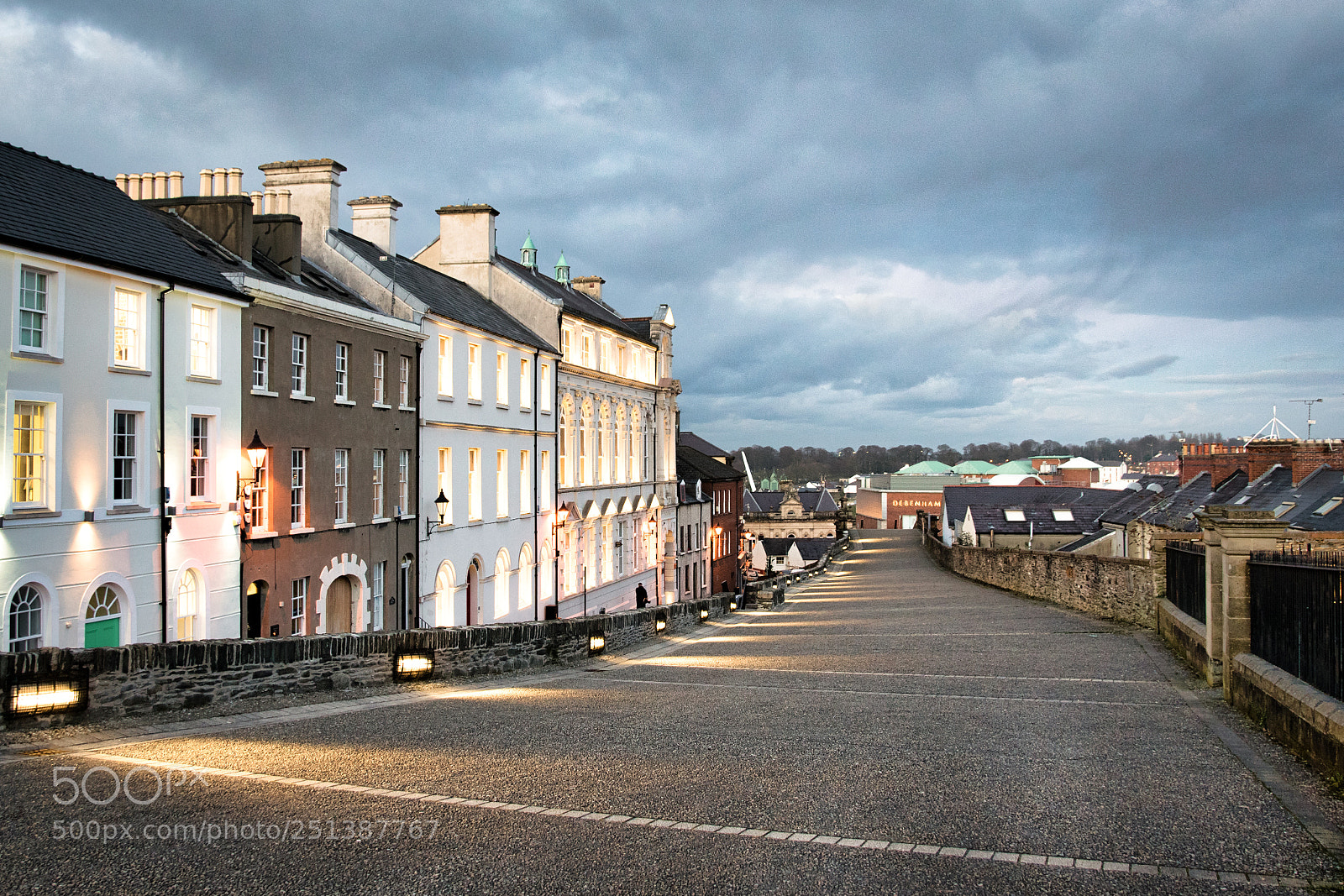 Nikon D5300 sample photo. Derry city walls photography