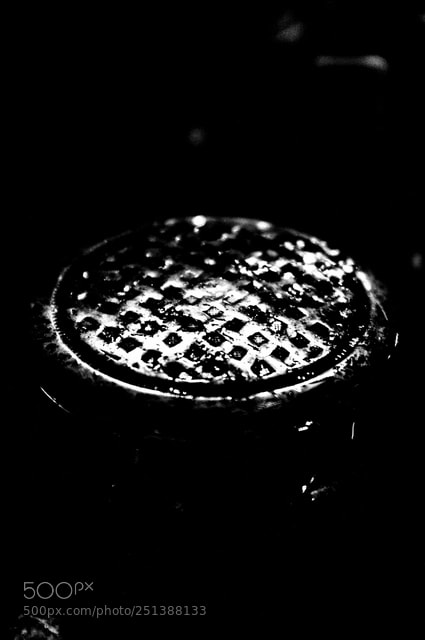 Pentax K20D sample photo. Deckel einer fahrradklingel lid photography