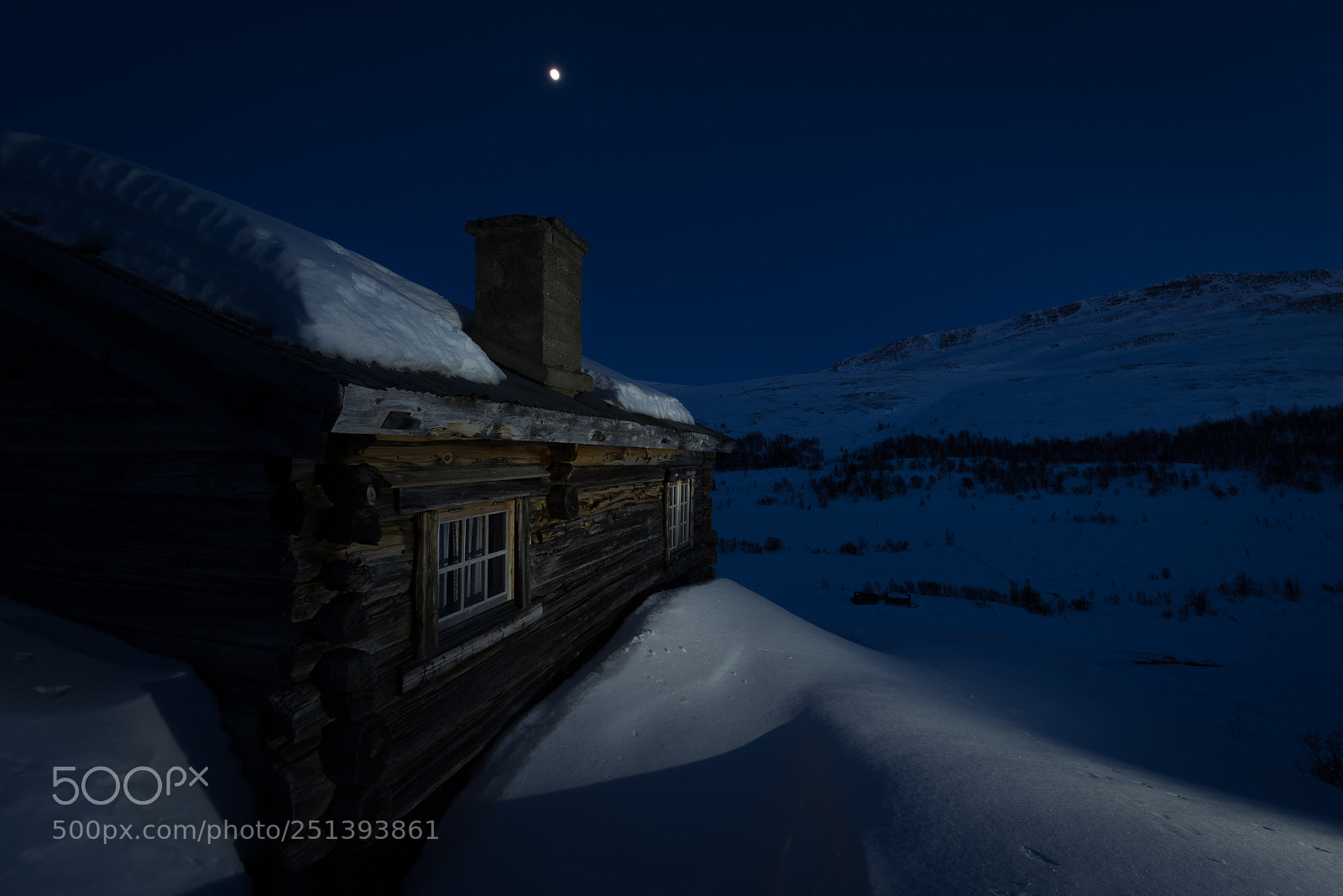 Pentax K-1 sample photo. Mountain cabin. photography