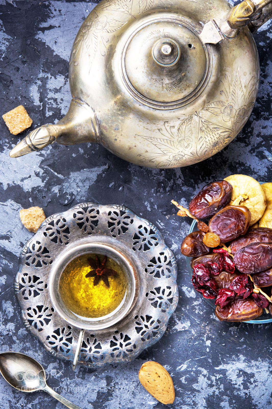 Nikon D7100 sample photo. Tea with oriental sweets photography