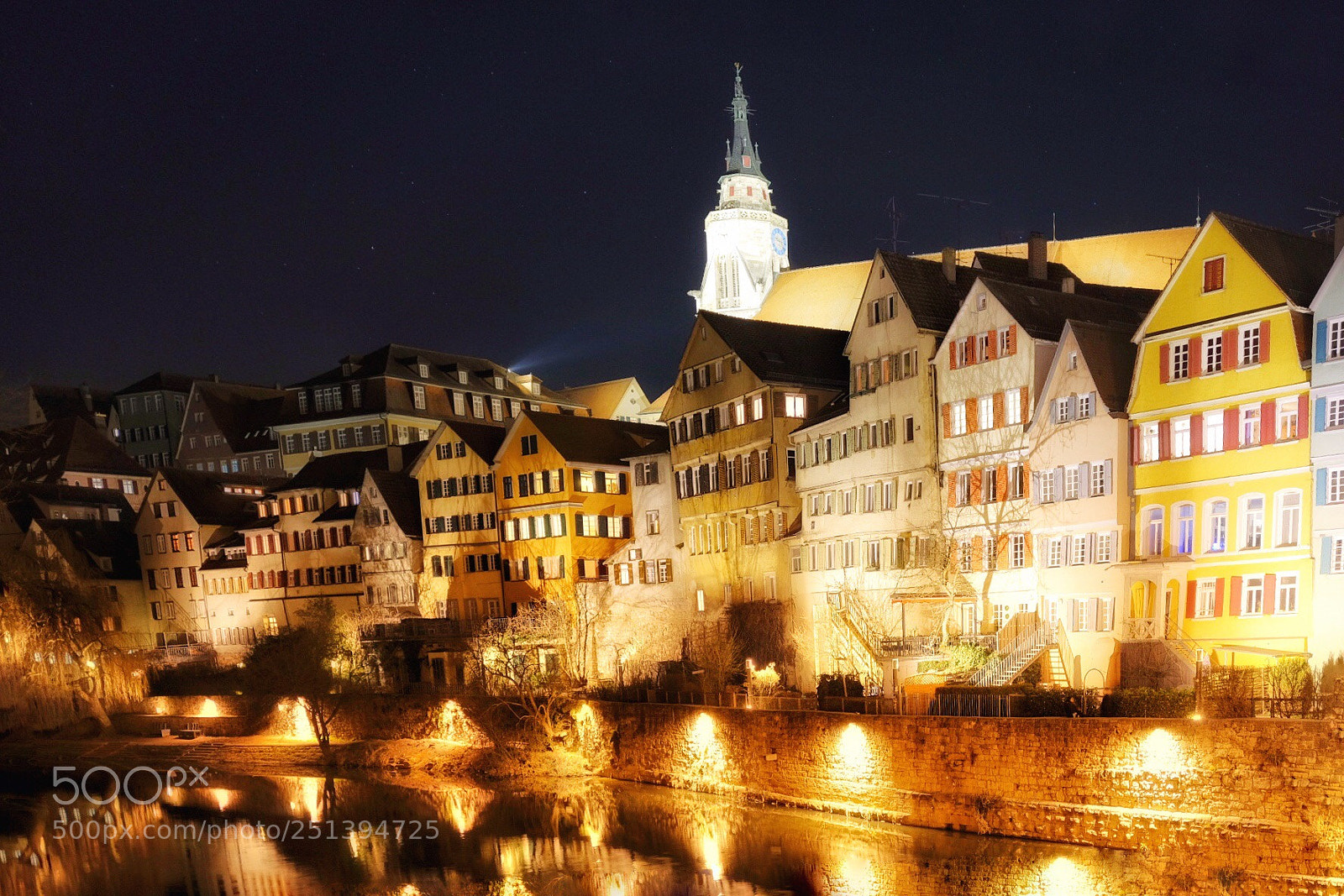 Fujifilm X-T20 sample photo. Tübingen at night photography