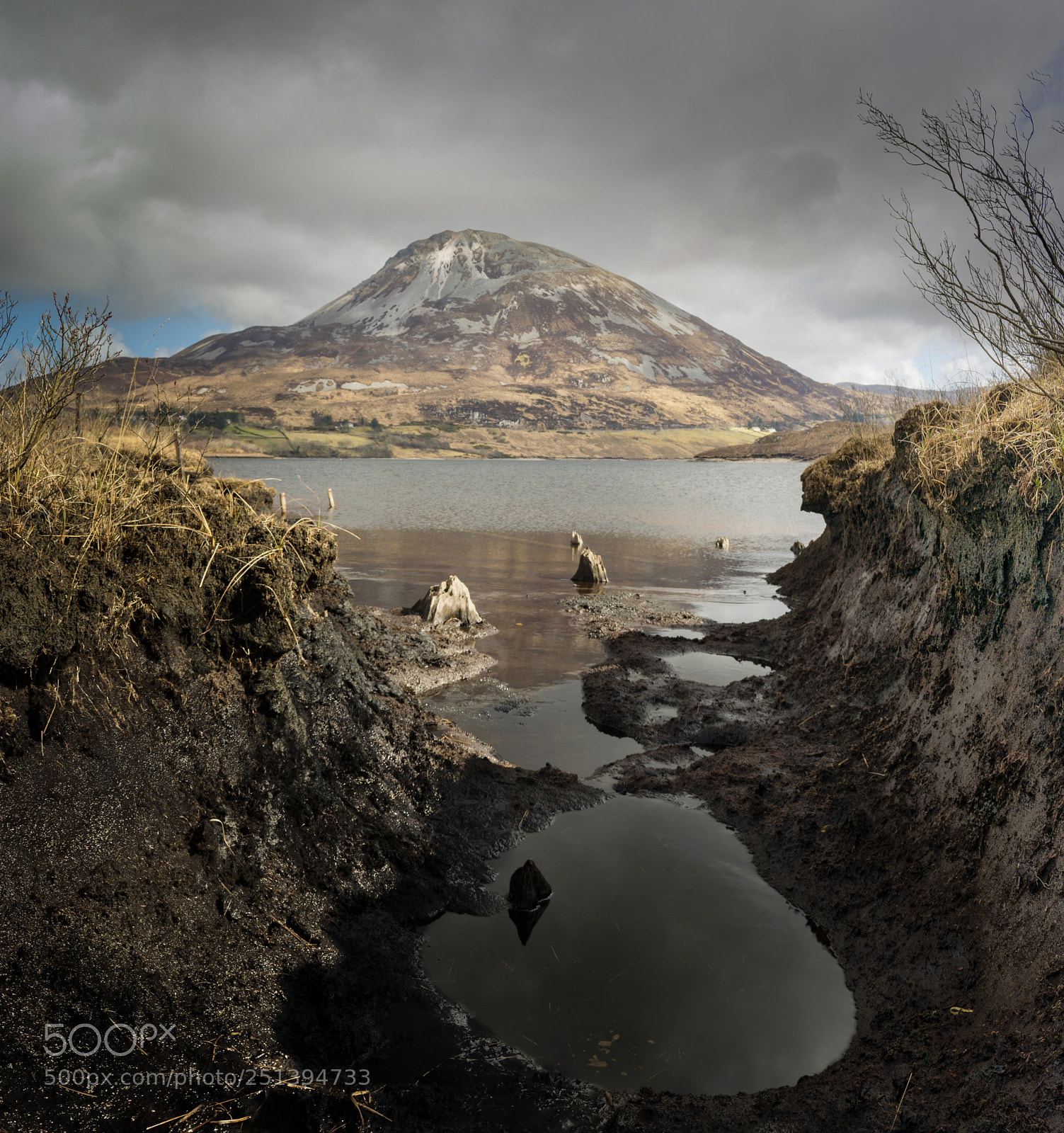 Nikon D5300 sample photo. Errigal in the mud photography