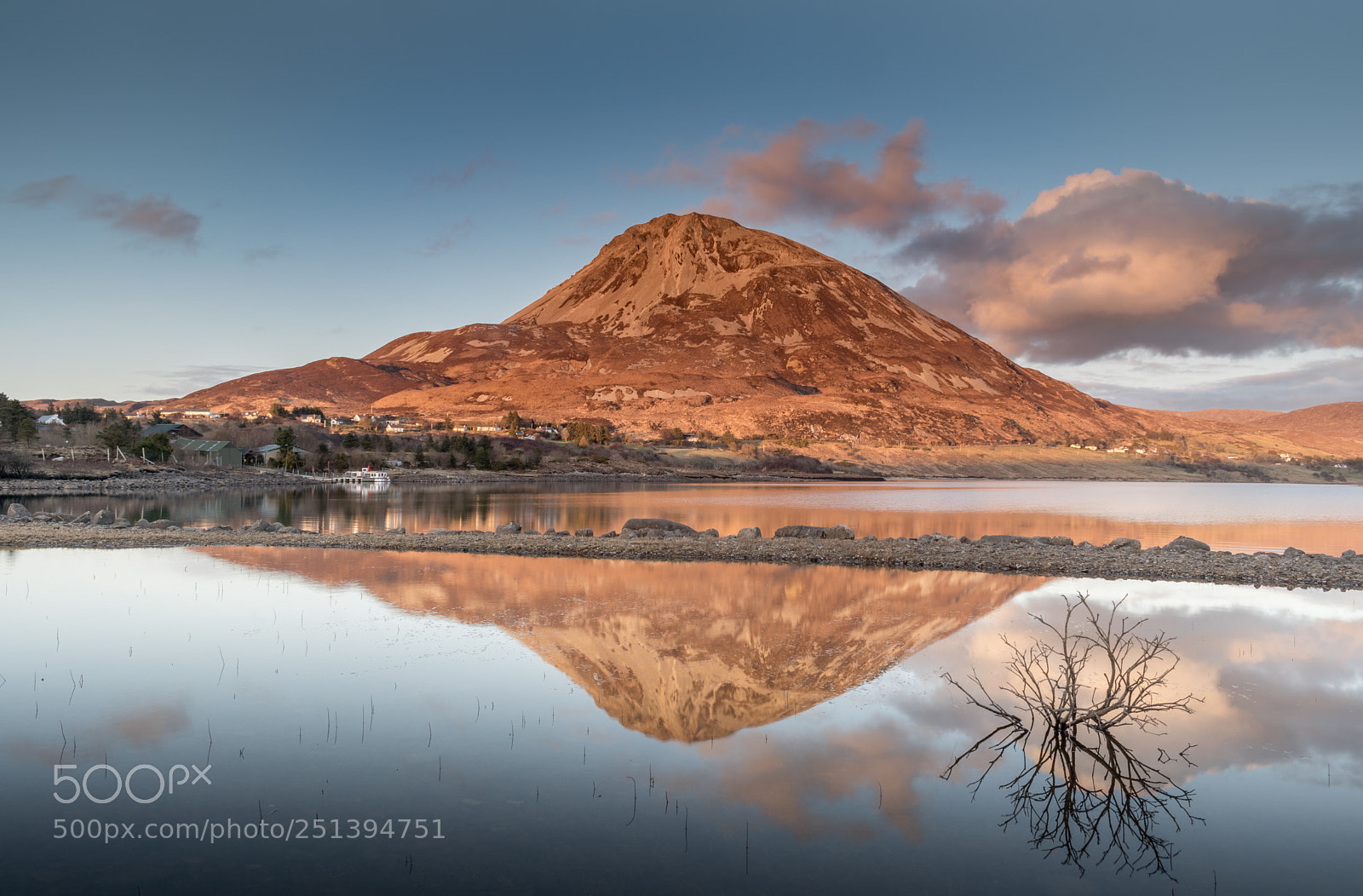 Nikon D5300 sample photo. Errigal at sunset ii photography