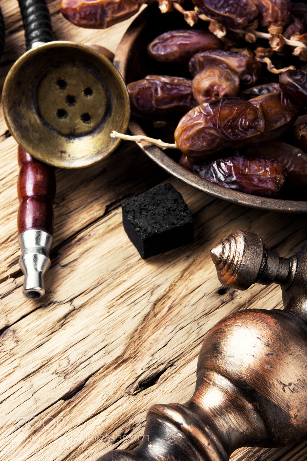 Nikon D7100 sample photo. Oriental nargile with dates photography