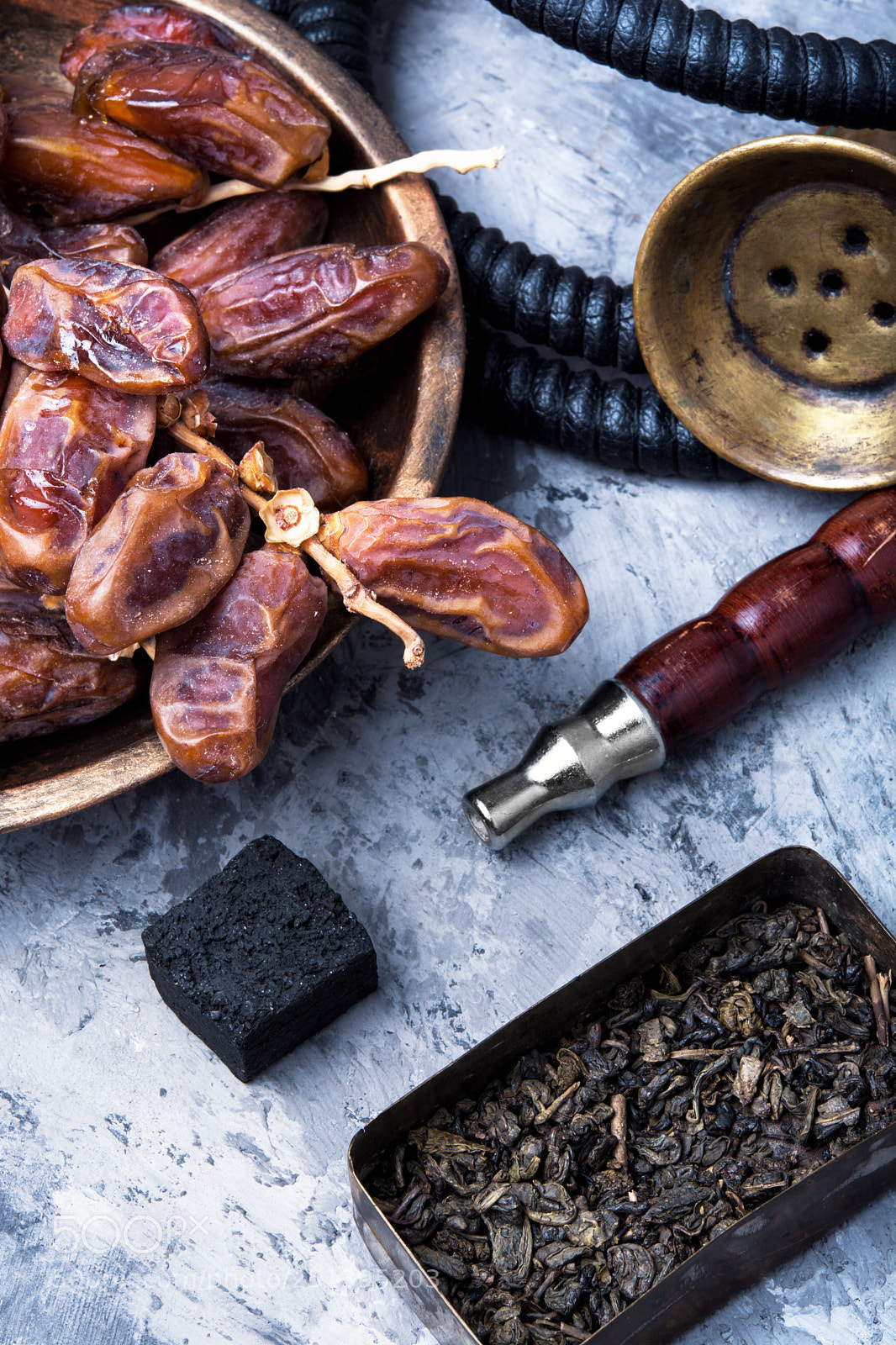 Nikon D7100 sample photo. Oriental nargile with dates photography