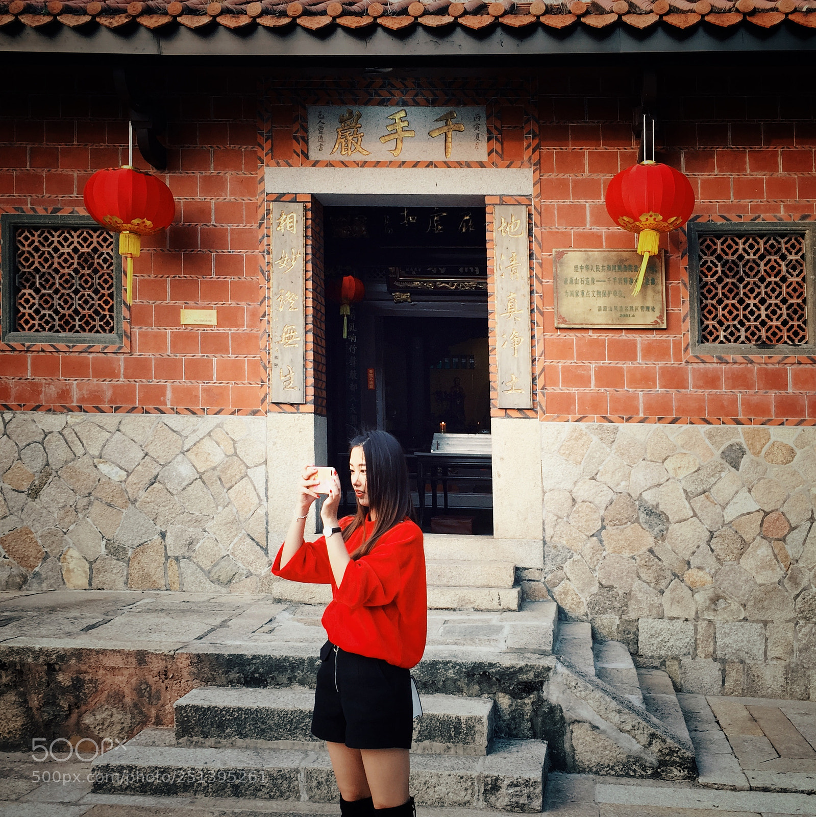 Apple iPhone 6 Plus sample photo. The girl in red photography