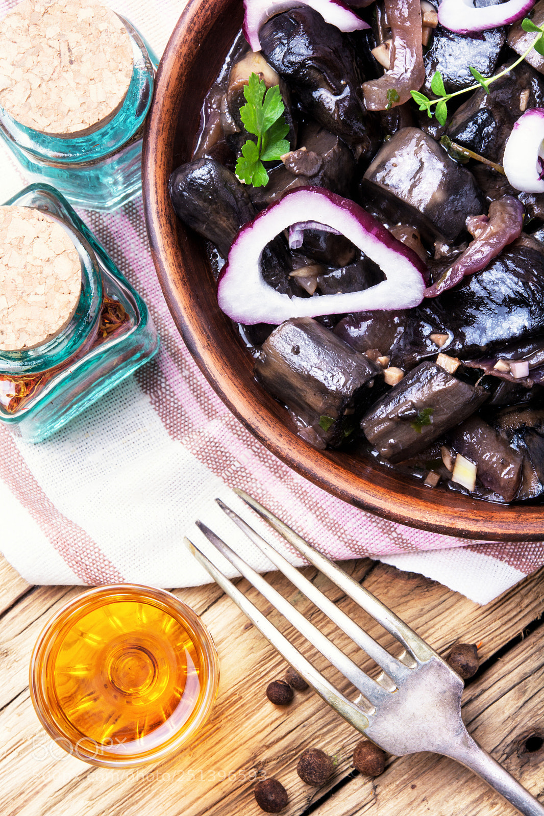 Nikon D7100 sample photo. Snack from pickled mushrooms photography