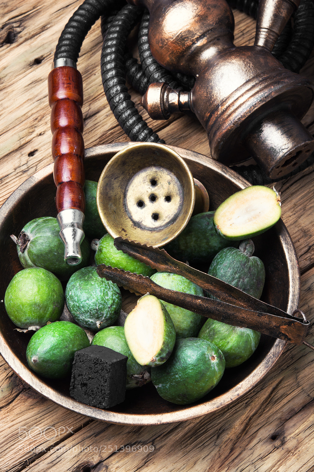 Nikon D7100 sample photo. Oriental nargile with feijoa photography