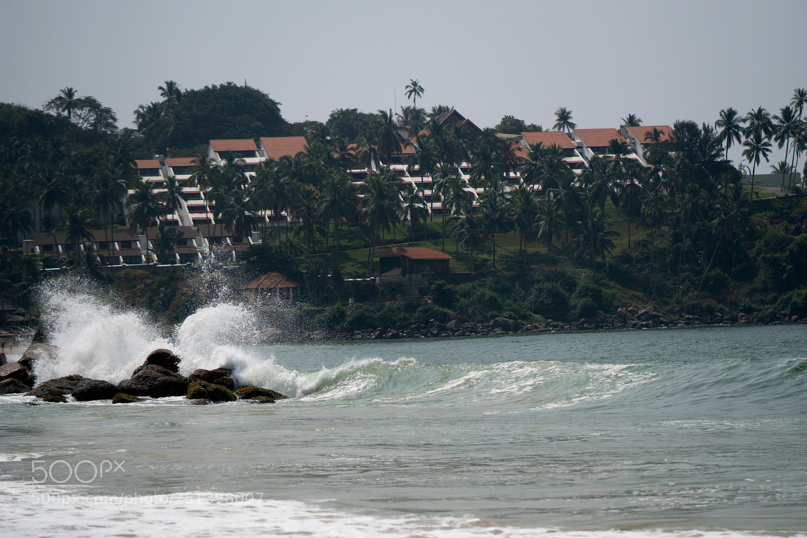 Sony a6500 sample photo. Ocean coast with waves photography