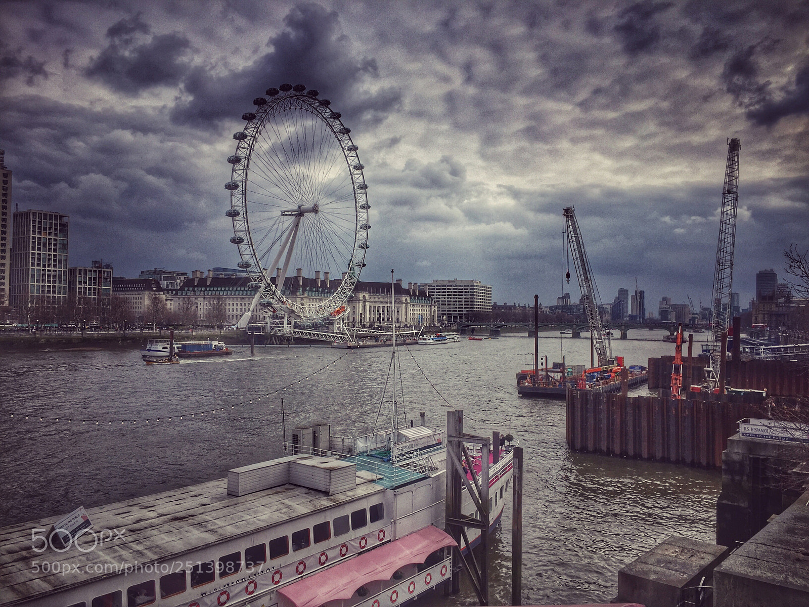 Apple iPhone 6 sample photo. London eye  photography