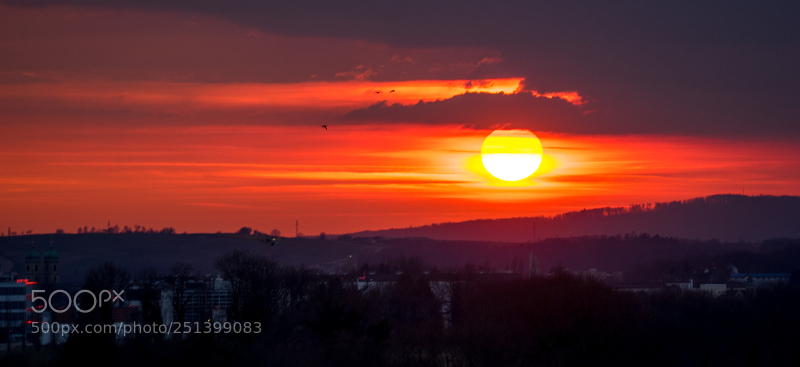 Sony a7 sample photo. Red sun photography